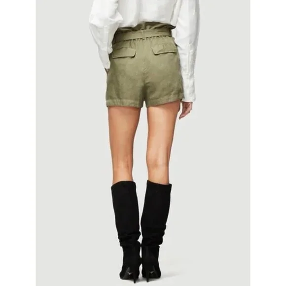 Frame Paperbag Pocket High Rise Short Army Green - Size XS - Picture 8 of 8